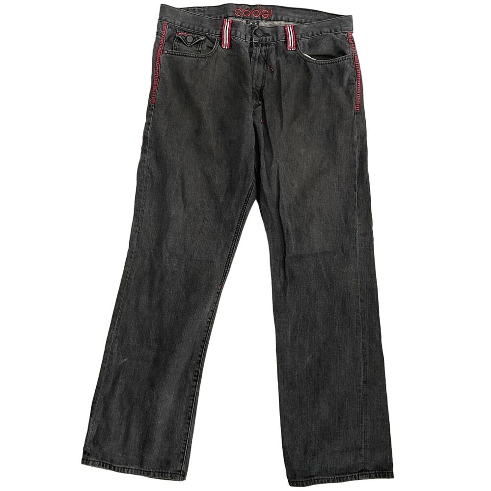 Vintage Y2K Coogi Australia Black Denim Jeans W 38 L 34